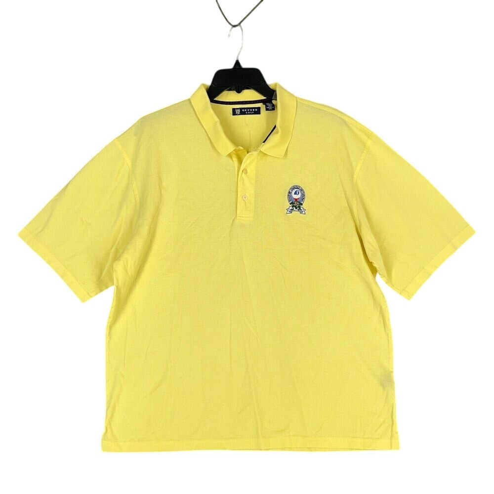 Oxford‎ Golf Mens XXL Polo Shirt Merc Cotton Beaufort Charities Invitational